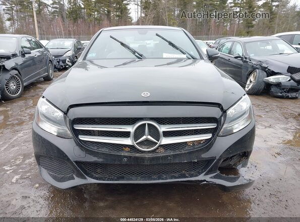 55SWF4KB7JU271606 2018 MERCEDES-BENZ C-CLASS Черный Вид задней части салона