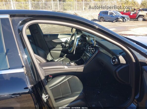 55SWF4KB7JU273016 2018 MERCEDES-BENZ C-CLASS Черный Вид салона спереди