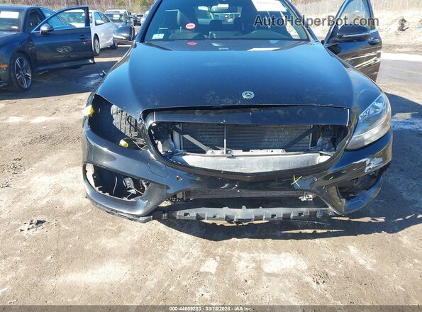 55SWF4KB7JU273016 2018 MERCEDES-BENZ C-CLASS Черный Вид спереди