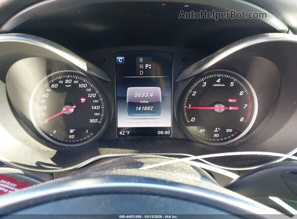 55SWF4KB8GU138572 2016 MERCEDES-BENZ C-CLASS Black Widok tylnych siedzeń