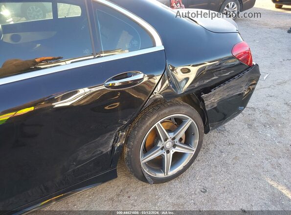 55SWF4KB8GU138572 2016 MERCEDES-BENZ C-CLASS Black Widok z przodu