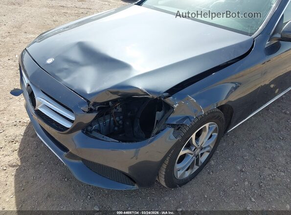 55SWF4KB8GU139429 2016 MERCEDES-BENZ C-CLASS Серый Вид спереди