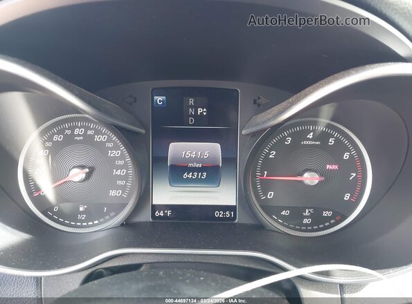 55SWF4KB8GU139429 2016 MERCEDES-BENZ C-CLASS Серый Вид задних сидений
