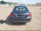 2016 Mercedes-benz C 300 4matic Серый vin: 55SWF4KB8GU139429