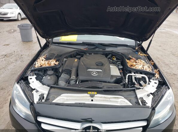 55SWF4KB8HU189779 2017 MERCEDES-BENZ C-CLASS Black Rear view
