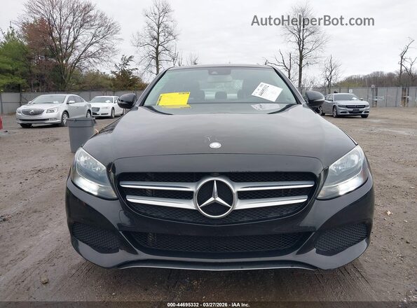 55SWF4KB8HU189779 2017 MERCEDES-BENZ C-CLASS Black Rear interior view