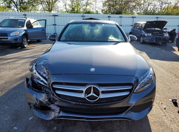 55SWF4KB9GU111252 2016 MERCEDES-BENZ C Charcoal Вид спереду