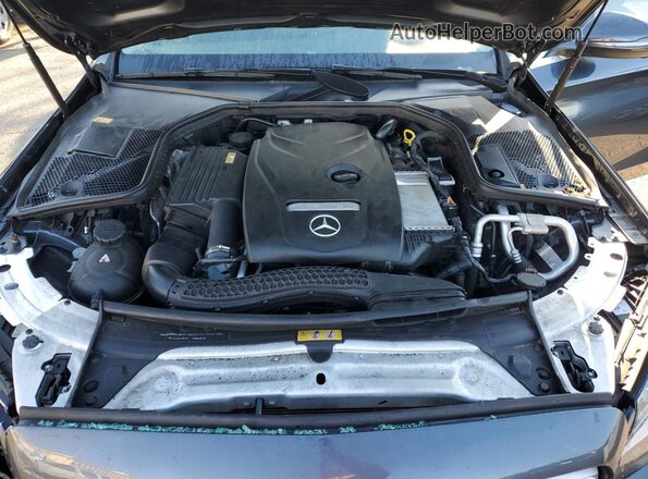 55SWF4KB9GU111252 2016 MERCEDES-BENZ C Charcoal Вид задньої частини салону