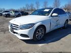 2017 Mercedes-benz C 300 4matic White vin: 55SWF4KB9HU185224