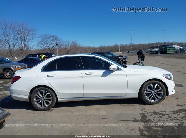 55SWF4KB9HU185224 2017 MERCEDES-BENZ C-CLASS White Vista interior trasera