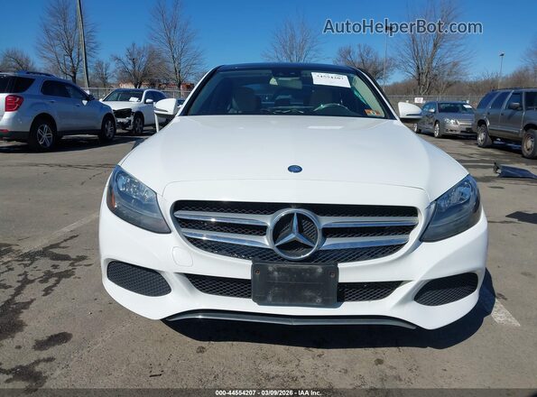 55SWF4KB9HU185224 2017 MERCEDES-BENZ C-CLASS White Vista del cuadro de instrumentos