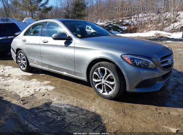 55SWF4KBXGU107999 2016 MERCEDES-BENZ C-CLASS Silver Przód prawy