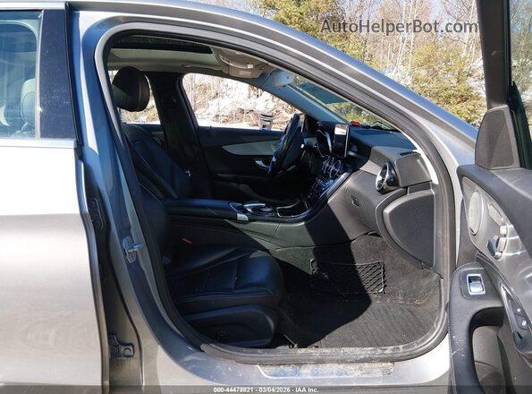 55SWF4KBXGU107999 2016 MERCEDES-BENZ C-CLASS Silver Widok wnętrza z przodu