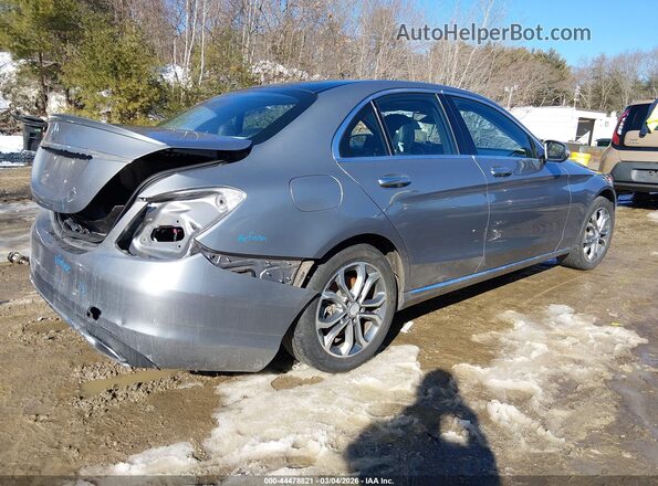 55SWF4KBXGU107999 2016 MERCEDES-BENZ C-CLASS Silver Tył prawy
