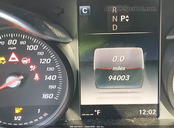 55SWF4KBXGU107999 2016 MERCEDES-BENZ C-CLASS Silver Widok tylnych siedzeń