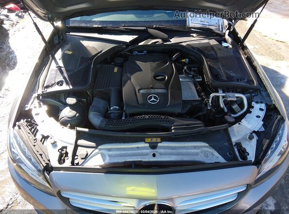 55SWF4KBXGU107999 2016 MERCEDES-BENZ C-CLASS Silver Widok z tyłu