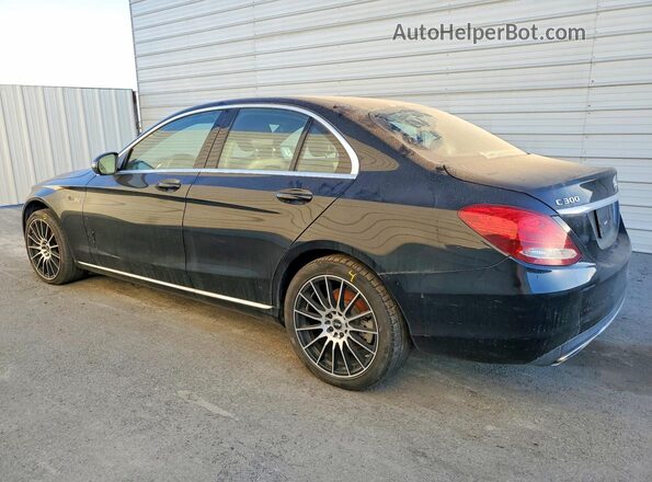 55SWF4KBXJU239359 2018 MERCEDES-BENZ C Black Trasero izquierdo