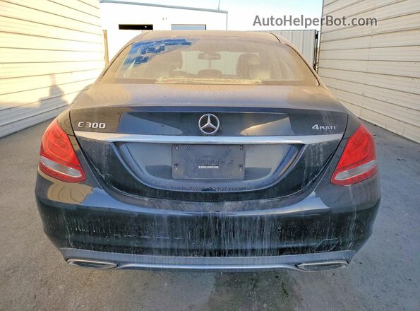 55SWF4KBXJU239359 2018 MERCEDES-BENZ C Black Vista trasera