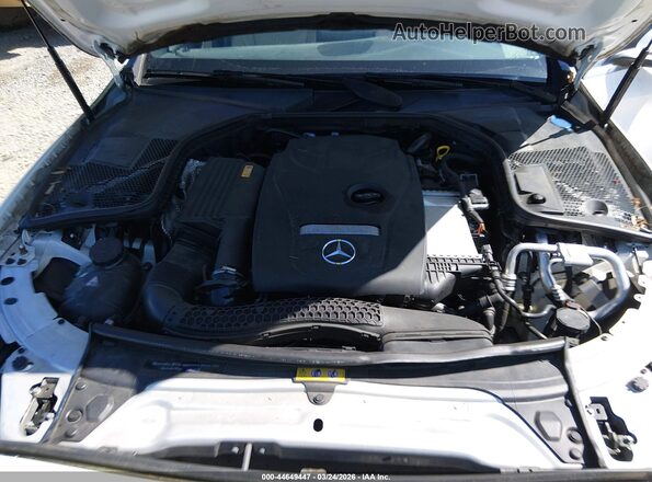 55SWF4KBXJU243427 2018 MERCEDES-BENZ C-CLASS White Widok z tyłu