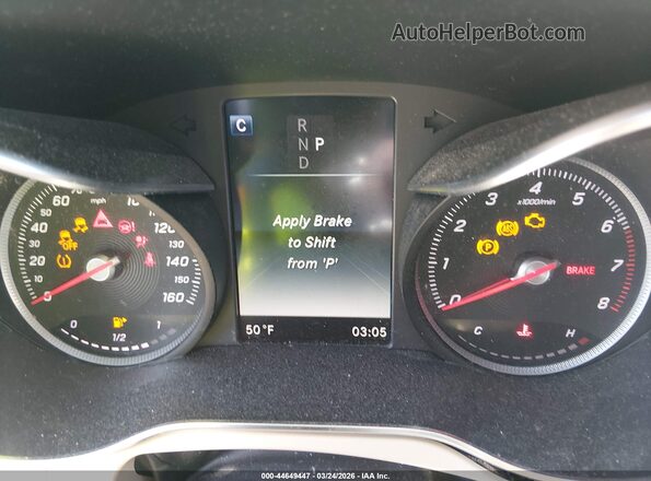 55SWF4KBXJU243427 2018 MERCEDES-BENZ C-CLASS White Widok tylnych siedzeń