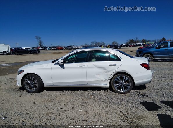 55SWF4KBXJU243427 2018 MERCEDES-BENZ C-CLASS White Widok wnętrza 360 stopni