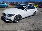 2018 Mercedes-benz C 300 4matic White vin: 55SWF4KBXJU243427