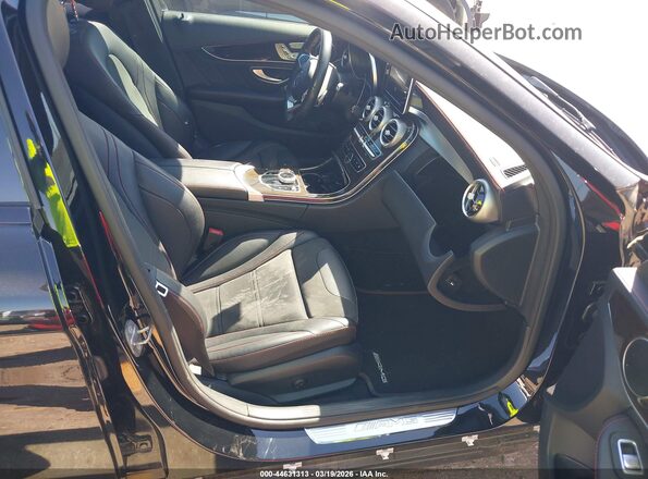 55SWF6EB0JU269543 2018 MERCEDES-BENZ AMG C 43 Black Вид салону спереду