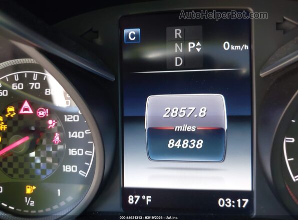55SWF6EB0JU269543 2018 MERCEDES-BENZ AMG C 43 Black Вид задніх сидінь