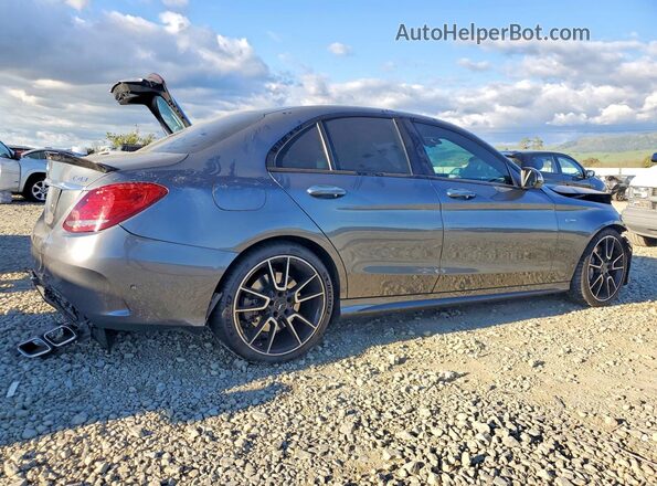 55SWF6EB3HU215020 2017 MERCEDES-BENZ C Gray უკანა მარჯვენა