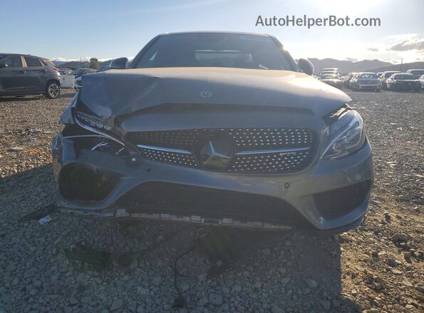 55SWF6EB3HU215020 2017 MERCEDES-BENZ C Gray წინა ხედი
