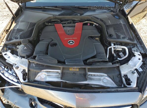 55SWF6EB3HU215020 2017 MERCEDES-BENZ C Gray უკანა სალონის ხედი