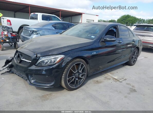 55SWF6EB4JU261042 2018 MERCEDES-BENZ AMG C 43 Black Передня ліва чверть