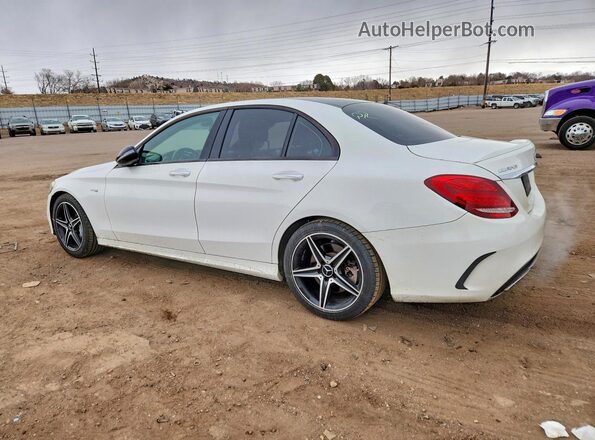 55SWF6EB7HU193118 2017 MERCEDES-BENZ C White Tył lewy