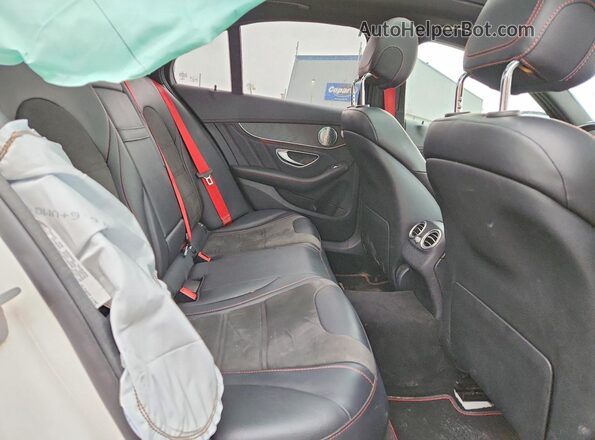 55SWF6EB7HU193118 2017 MERCEDES-BENZ C White Widok tylnych siedzeń
