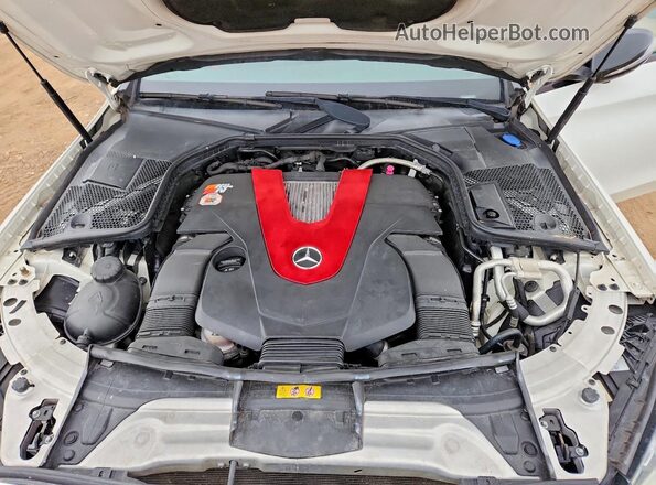 55SWF6EB7HU193118 2017 MERCEDES-BENZ C White Widok wnętrza z tyłu