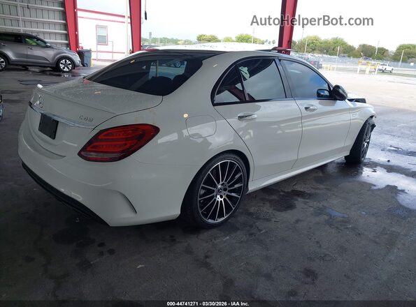 55SWF6EB8GU108978 2016 MERCEDES-BENZ C-CLASS White Հետևի աջ