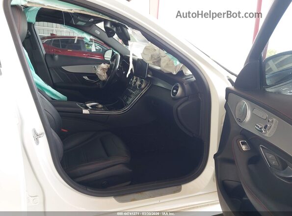 55SWF6EB8GU108978 2016 MERCEDES-BENZ C-CLASS White Սալոնի դիմացի տեսք