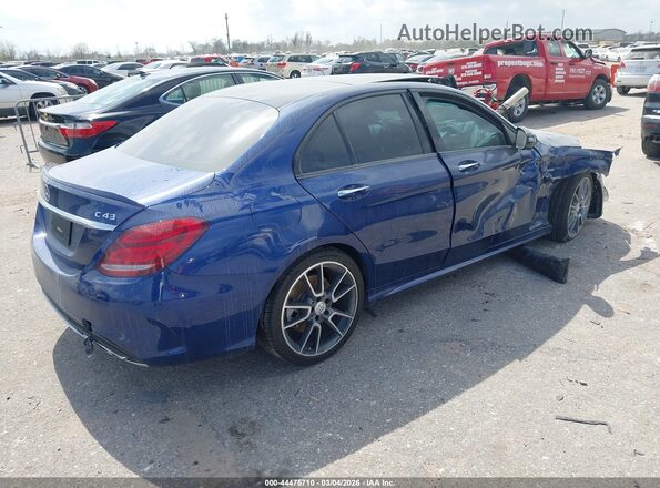 55SWF6EBXJU267430 2018 MERCEDES-BENZ AMG C 43 Blue Rear right