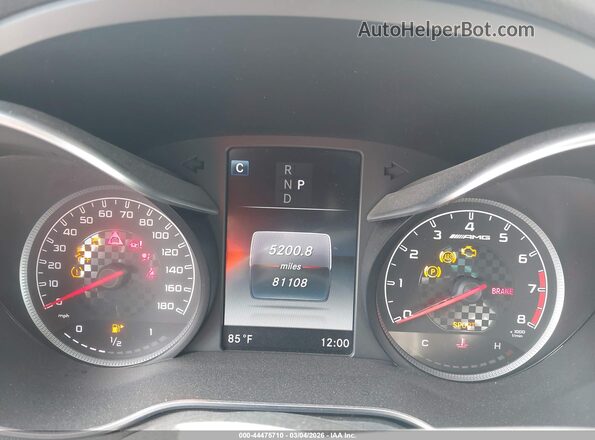 55SWF6EBXJU267430 2018 MERCEDES-BENZ AMG C 43 Blue Rear seats view