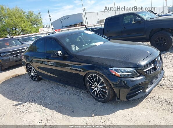 55SWF8DB2KU310415 2019 MERCEDES-BENZ C-CLASS Black Delantero derecho