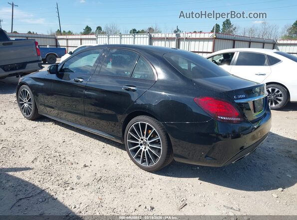 55SWF8DB2KU310415 2019 MERCEDES-BENZ C-CLASS Black Trasero izquierdo