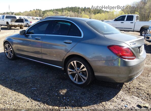 55SWF8DB3KU288909 2019 MERCEDES-BENZ C-CLASS Gray Задня ліва чверть