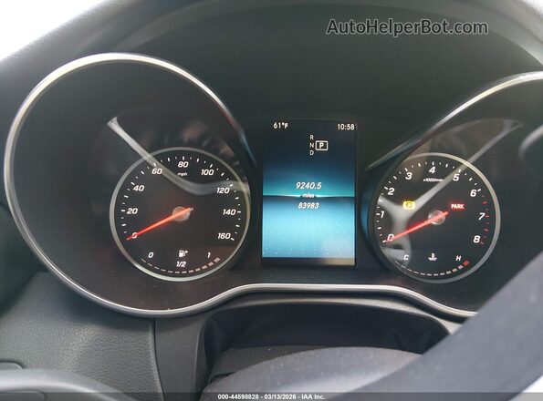 55SWF8DB3KU288909 2019 MERCEDES-BENZ C-CLASS Gray Вид задніх сидінь
