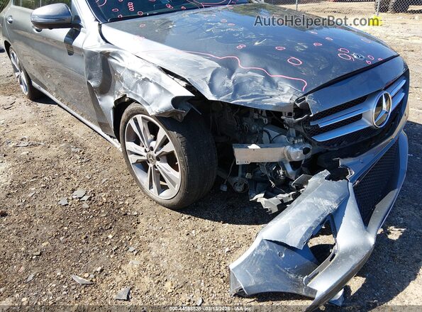 55SWF8DB3KU288909 2019 MERCEDES-BENZ C-CLASS Gray Вид спереду