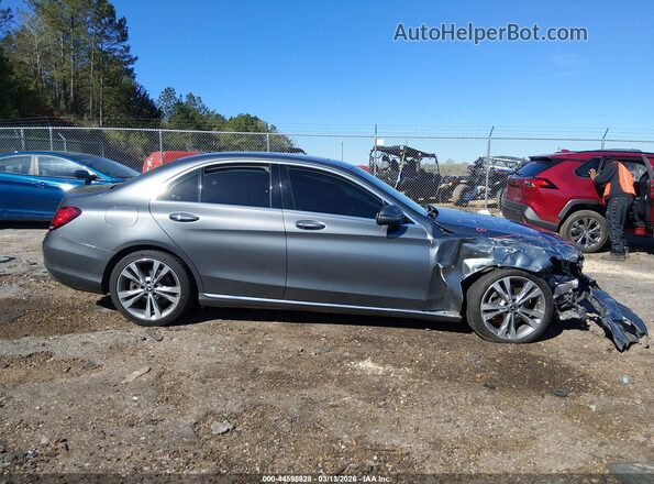 55SWF8DB3KU288909 2019 MERCEDES-BENZ C-CLASS Gray Панорамний вид салону 360°