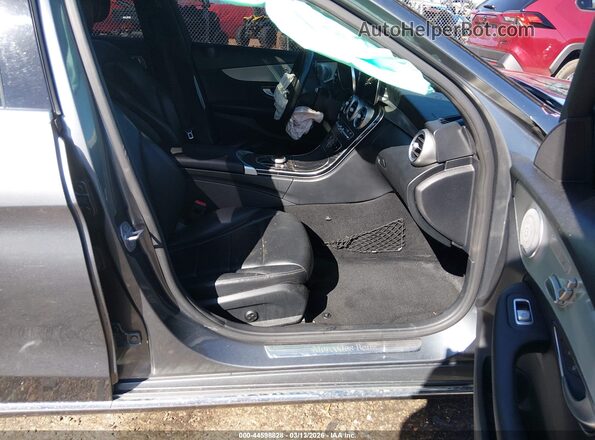 55SWF8DB3KU288909 2019 MERCEDES-BENZ C-CLASS Gray Вид салону спереду
