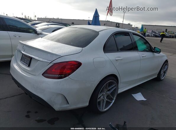 55SWF8DB3KU310746 2019 MERCEDES-BENZ C-CLASS White უკანა მარჯვენა