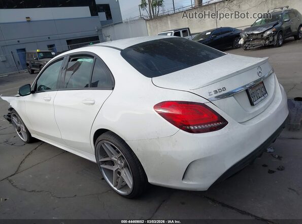 55SWF8DB3KU310746 2019 MERCEDES-BENZ C-CLASS White უკანა მარცხენა