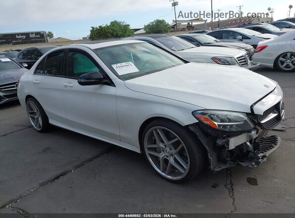 55SWF8DB3KU310746 2019 MERCEDES-BENZ C-CLASS White წინა მარჯვენა