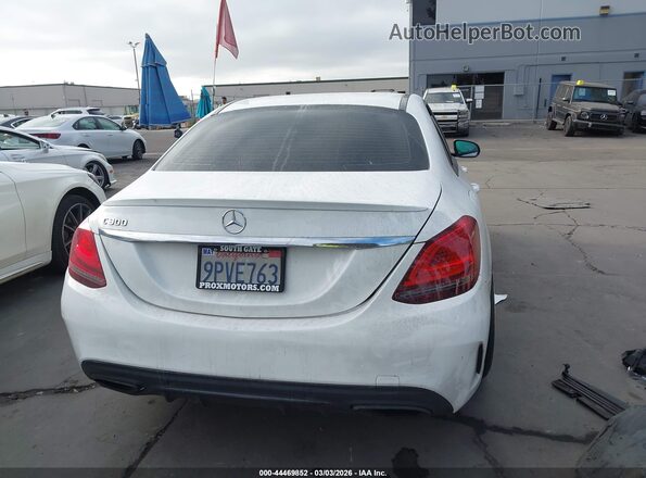 55SWF8DB3KU310746 2019 MERCEDES-BENZ C-CLASS White 
